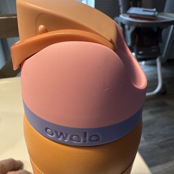 OWALA 32OZ FREESIP STAINLESS STEEL WATER BOTTLE - TANGY TANGO - Picture 5 of 11